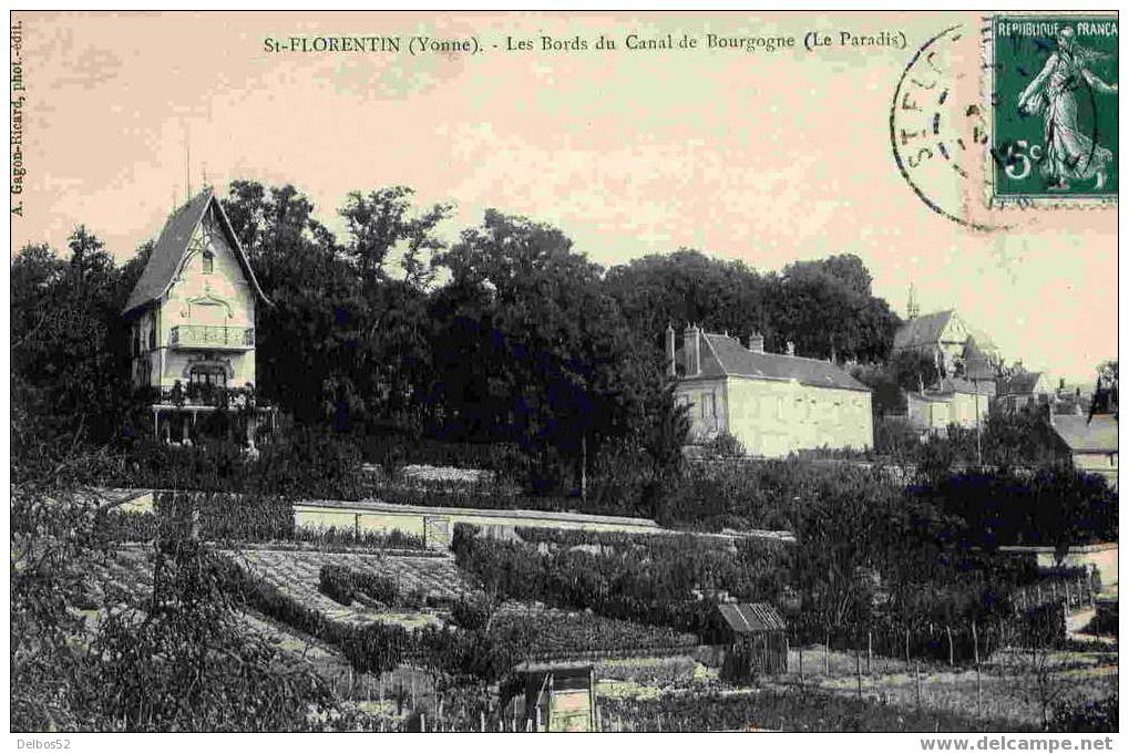 Saint-Florentin - Les Bords Du Canal De Bourgogne - Saint Florentin