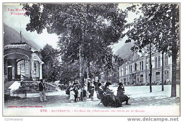 Cauterets - Un Coin De L'Esplanade Des Oeufs Ou Du Casino - Aragnouet