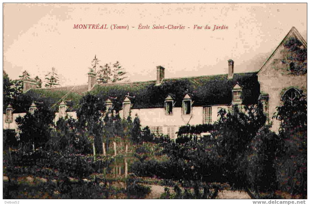 Montréal - Ecole Saint-Charles - Vue Du Jardin - Montreal