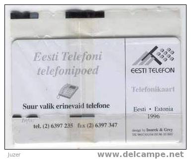 Estonia. 1996. Telephone Booths - MINT - Estland