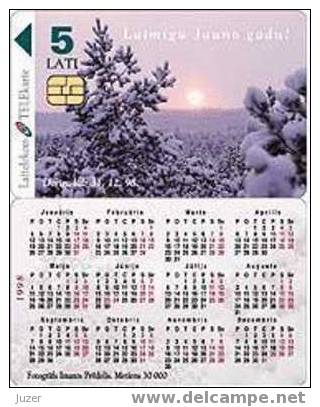 Latvia. 1997. New Year 1998 - Letland