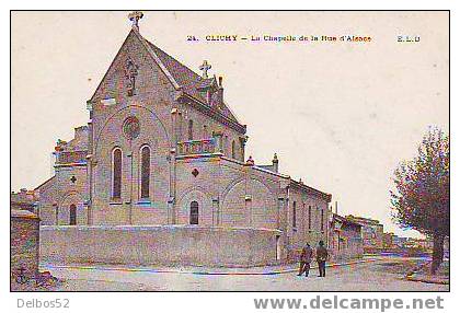 24 - CLICHY - La Chapelle Et La Rue D'Alsace - Clichy