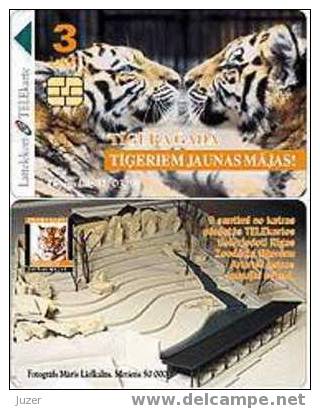 Latvia. 1998. Tigers - Lettland