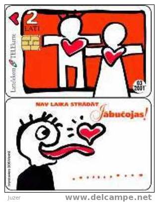 Latvia. 2000. St. Valentine's Day - Letland