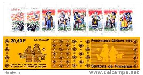 France 1995 Carnet BC2982  Santons De Provence X X ( 2976 à 2981) - Personnages