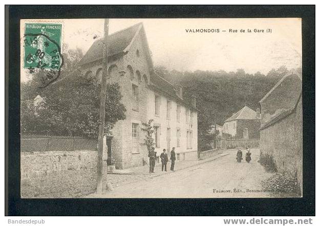 Valmondois - Rue De La Gare (3) (Frémont, édit. Animée - Valmondois