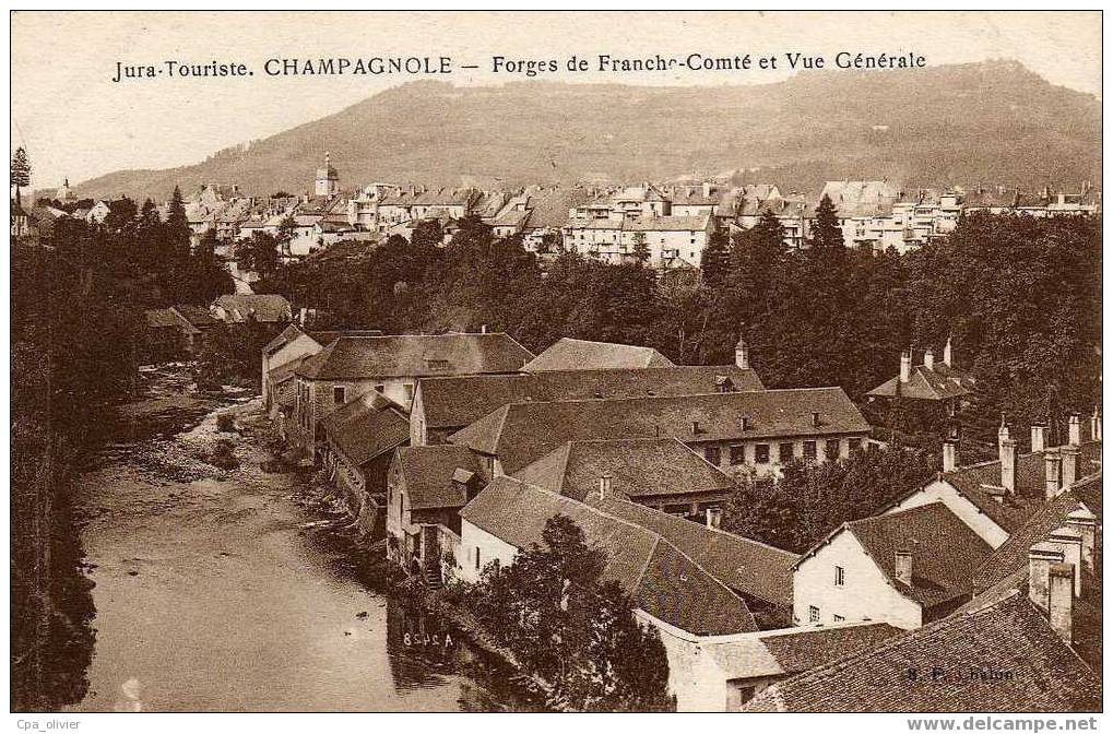39 CHAMPAGNOLE Forges De Franche Comté, Vue Générale, Ed BF, 193? - Champagnole