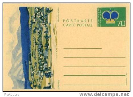 Liechtenstein Postal Stationery - Ganzsache Nr 80 (1976) * * Mauren - Postwaardestukken