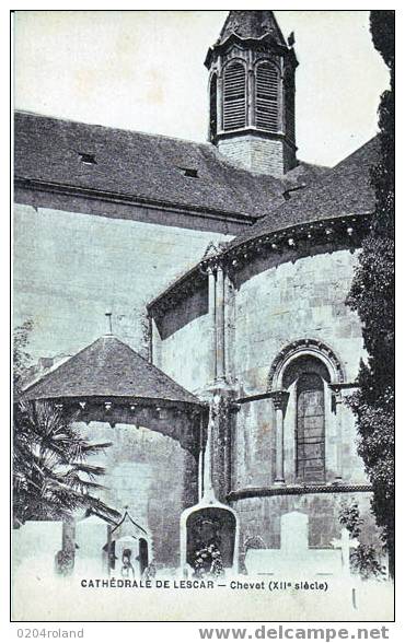 Lescar - Cathédrale - Chevet (XII) - Lescar