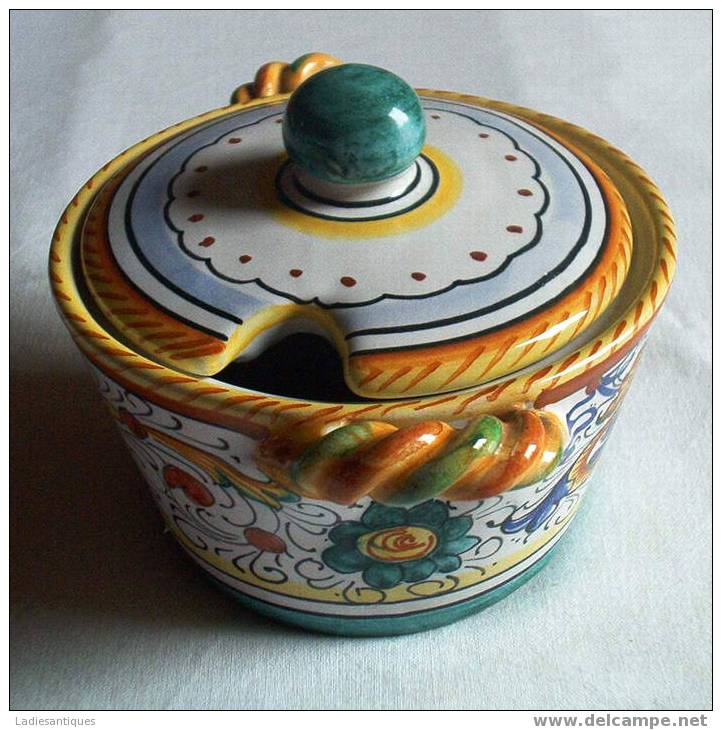 Deruta Raffaellesco Lidded Jar - Suikerpotje - Confiturier Ou Sucrier - DI 992 - Deruta (ITA)