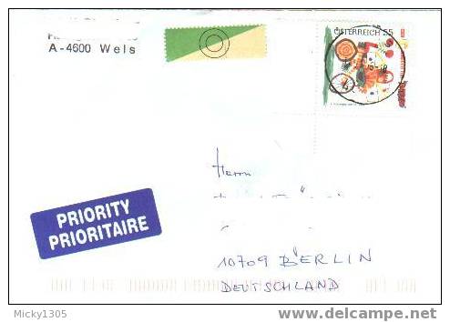 Österreich / Austria - Brief Echt Gelaufen / Cover Used (0202) - Briefe U. Dokumente