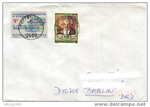 Österreich / Austria - Umschlag Echt Gelaufen / Cover Used (0205) - Briefe U. Dokumente