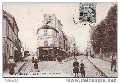 12 - PUTEAUX - Rue Des Coutures Et Rue De Paris - Puteaux