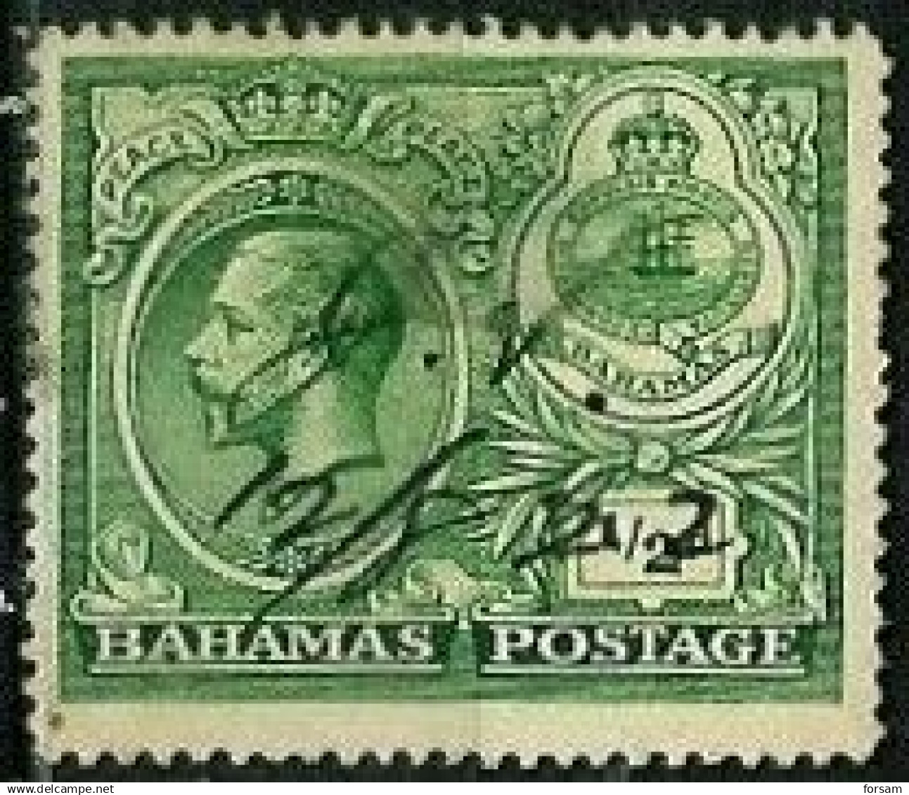 BAHAMAS..1920..Michel # 68...used. - 1859-1963 Kolonie Van De Kroon