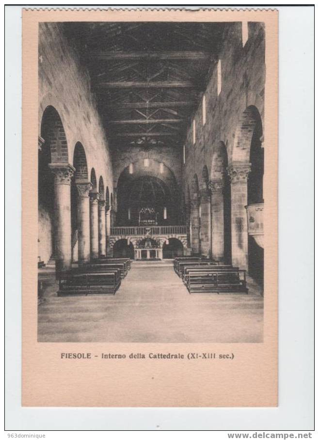 Fiesole - Interno Della Cattedrale (XI - XII Sec.) - Firenze