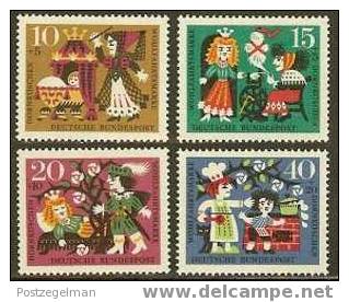 GERMANY 1964 MNH Stamp(s) Fairy Talea 447-450 #1687 - Unused Stamps