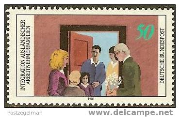 GERMANY 1981 MNH Stamp(s) Foreign Families 1086 #1708 - Unused Stamps