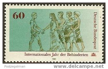 GERMANY 1981 MNH Stamp(s) Disabled People 1083 #1714 - Unused Stamps