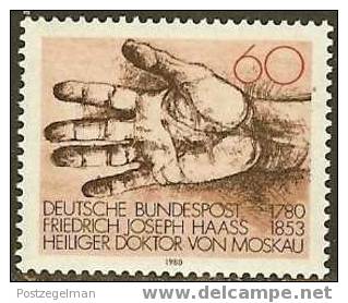 GERMANY 1980 MNH Stamp(s) Haass 1056 #1695 - Unused Stamps