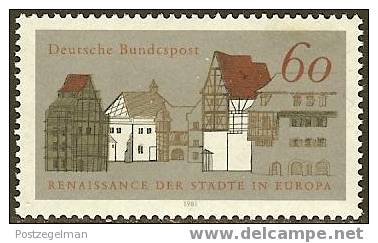 GERMANY 1981 MNH Stamp(s) Architecture 1084 #1710 - Unused Stamps