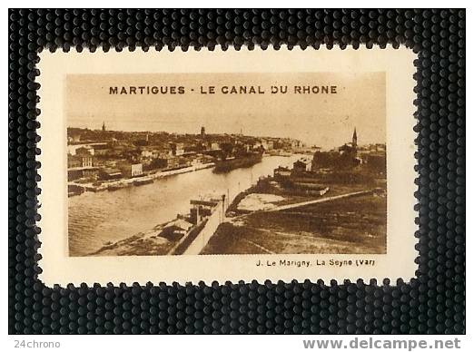 Vignette: Martigues, Le Canal Du Rhone (06-4631) - Tourism (Labels)