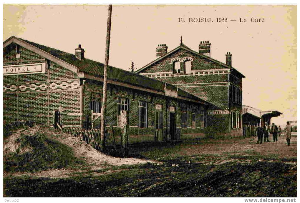 10.- Roisel - 1922.- La Gare - Roisel