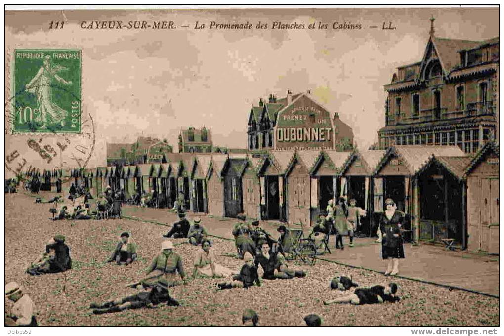 111.- Cayeux-sur-Mer - La Promenade Des Planches Et Les Cabines - Cayeux Sur Mer