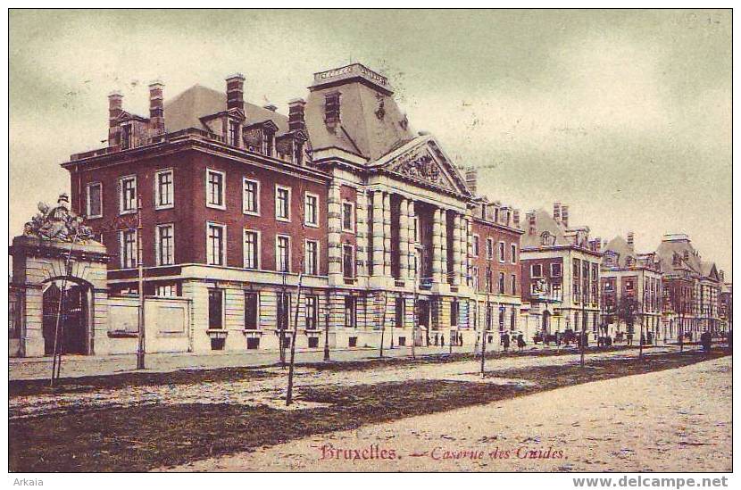 ETTERBEEK = Caserne Des Guides (1907 - Couleur) - Etterbeek