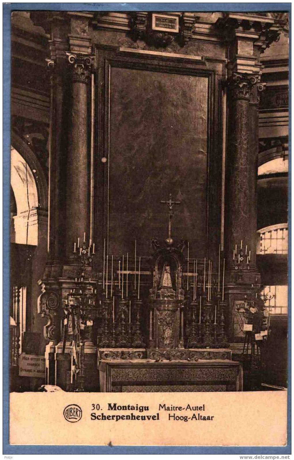 * Scherpenheuvel - Zichem - Montaigu * Maitre - Autel, Hoog Altaar, Intérieur De L'église, Binnenzicht In De Kerk,kirche - Scherpenheuvel-Zichem