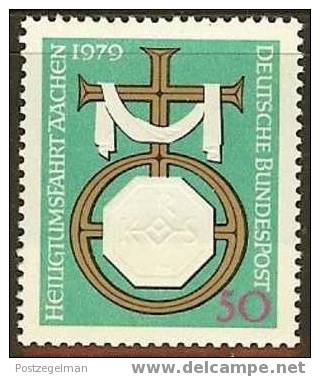 GERMANY 1979 M.N.H. Stamp(s) Aachen Festival 1017 #2015 - Unused Stamps