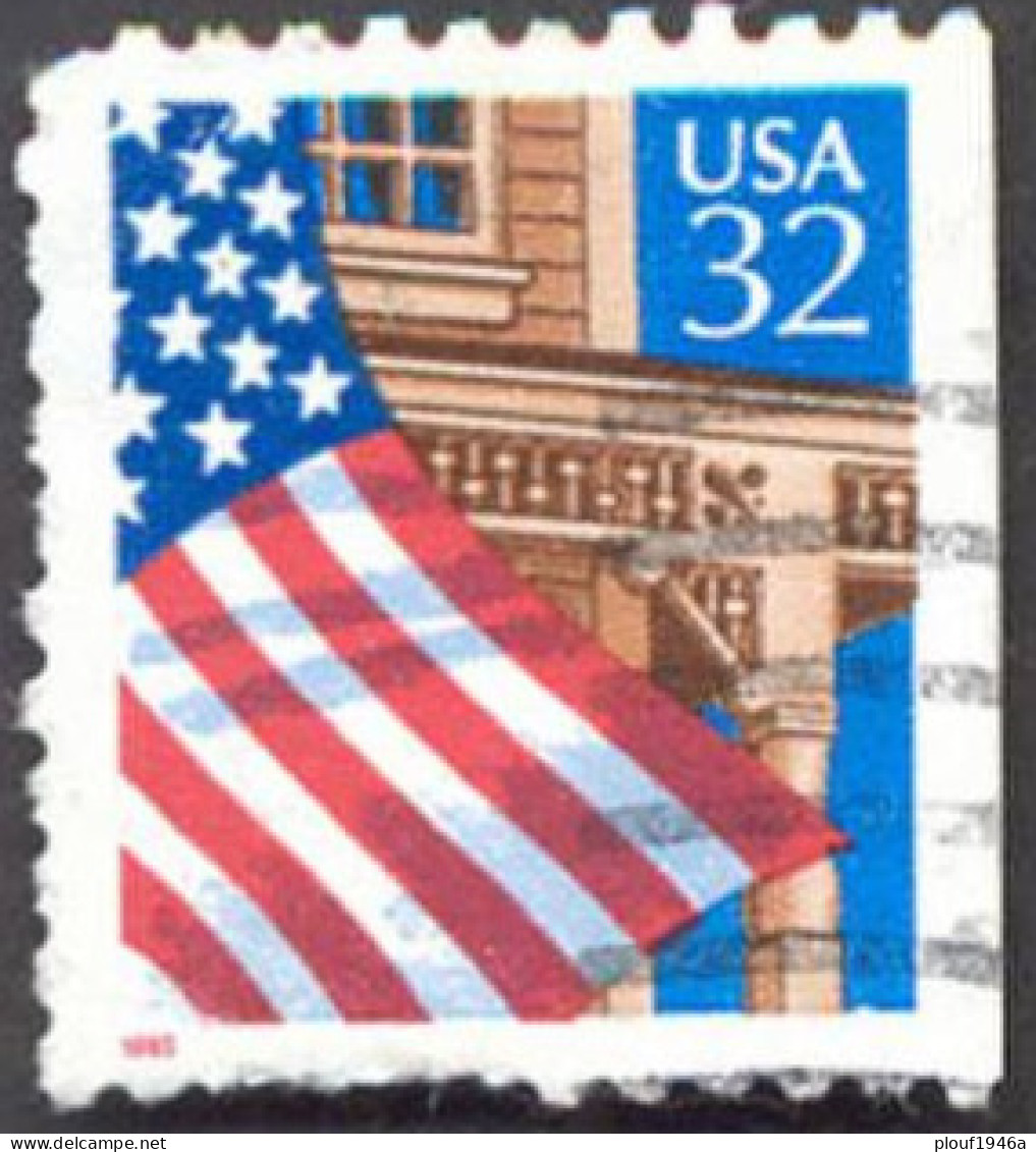 Pays : 174,1 (Etats-Unis)   Yvert Et Tellier N° :  2474 A-2 (o) / Michel 2552 B-Dr - 3. 1981-...