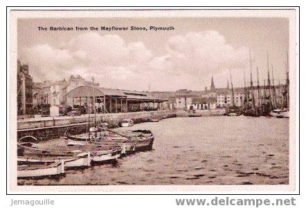 The Barbican From The Mayflower Stone, Plymouth - Plymouth