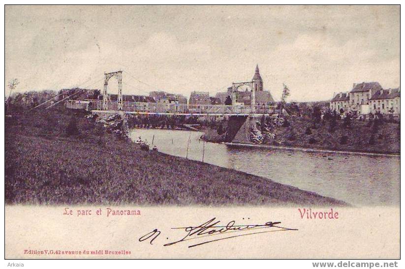 VILVORDE = Le Parc Et Panarama  (ed. V.G.   1903?) - Vilvoorde