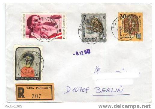 Österreich / Austria - Einschreiben  / Registered Letter (0491) - Cartas & Documentos
