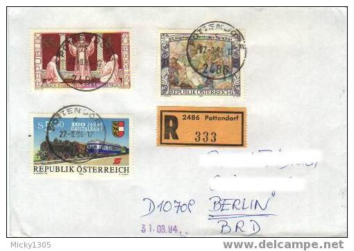 Österreich / Austria - Einschreiben  / Registered Letter (0493) - Covers & Documents