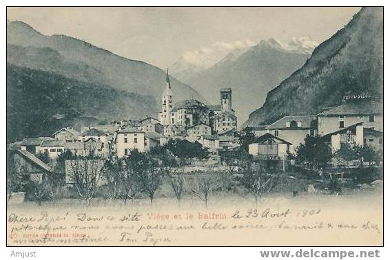 Canton Du Valais   Viège Et Le Balfrin - Viège