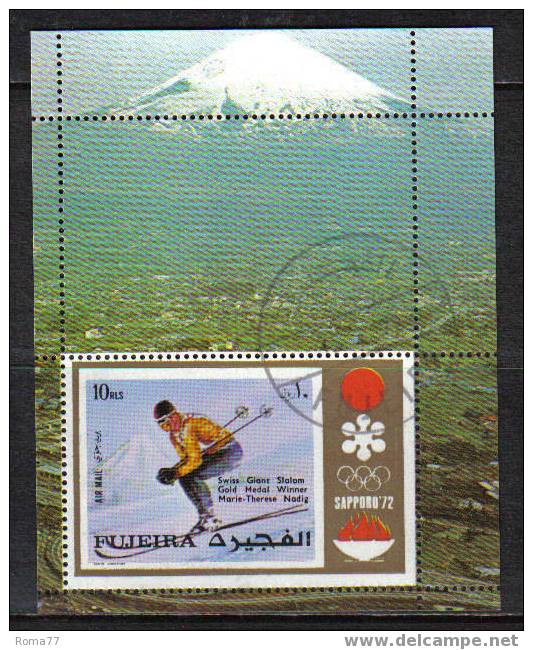 MB357 A - FUJERA ,  SCI :  SAPPORO USATO DENTELLATO E NON - Winter 1972: Sapporo