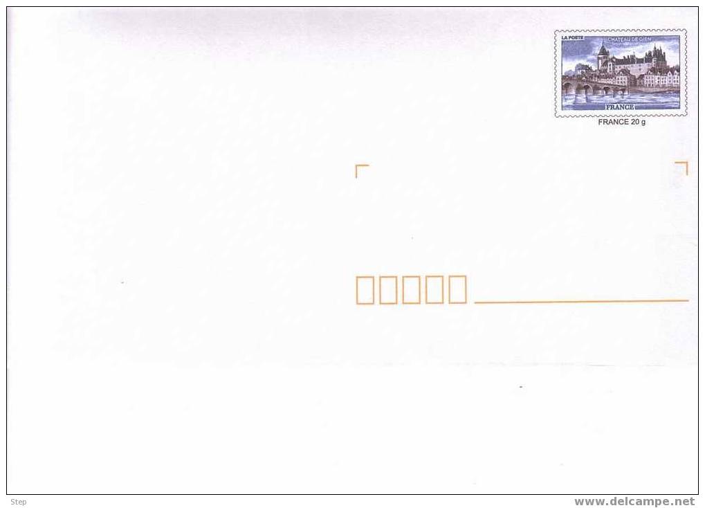 PAP TSC Timbre CHATEAU DE GIEN (LOIRET) - Prêts-à-poster:Stamped On Demand & Semi-official Overprinting (1995-...)