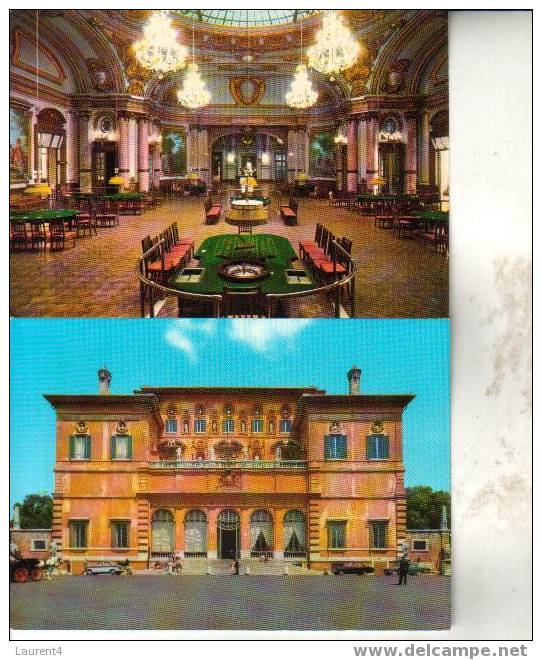 2 Carte De Casino - 2 Casino Postcard - Casinos