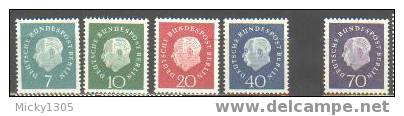 Berlin Mi-Nr. 182/186 Postfrisch / MNH ** (X016) - Nuovi