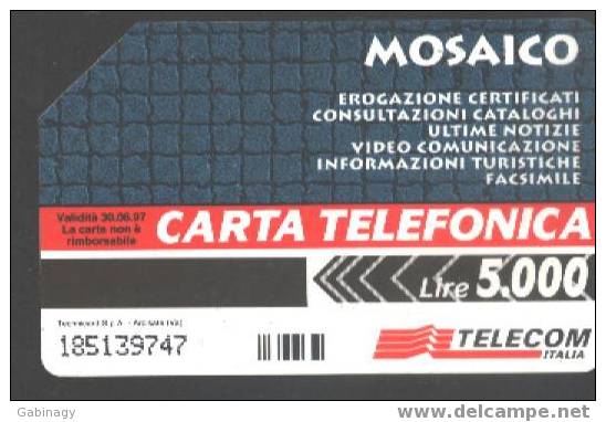 ITALY - C&C CATALOGUE - 2525 - MOSAICO - Pubbliche Tematiche