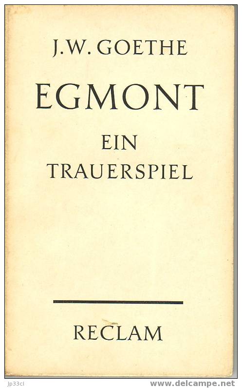 J.W. Goethe : Egmont, Ein Trauerspiel - Teatro & Danza