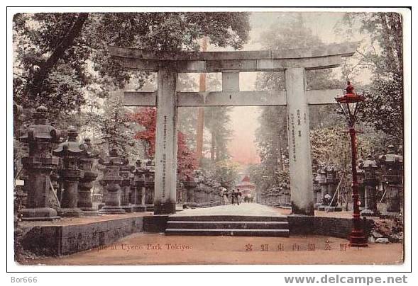 GOOD OLD JAPAN POSTCARD - TOKYO - Temple At Uyeno Park - Tokyo