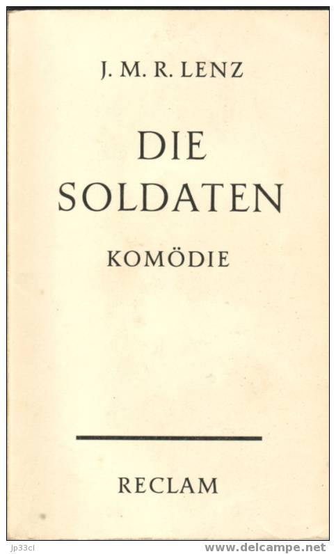 J.M.R. Lenz : Die Soldaten, Komödie - Teatro & Danza