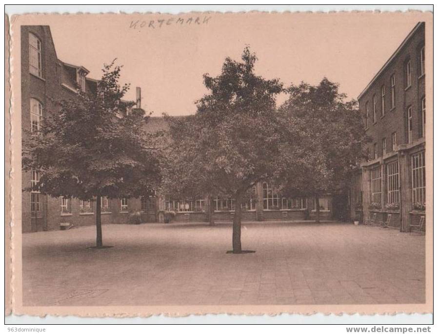 Kortemark - Kostschool - Pensionnat - De Speelplaats - Le Cour - Kortemark