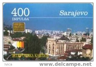 BOSNIA  - Sarajevo - 400 Units - 50.000 - 1997 - Bosnien
