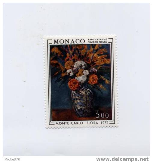 Monaco N°886 Neuf** Vase De Fleurs De Cézanne - Gravures