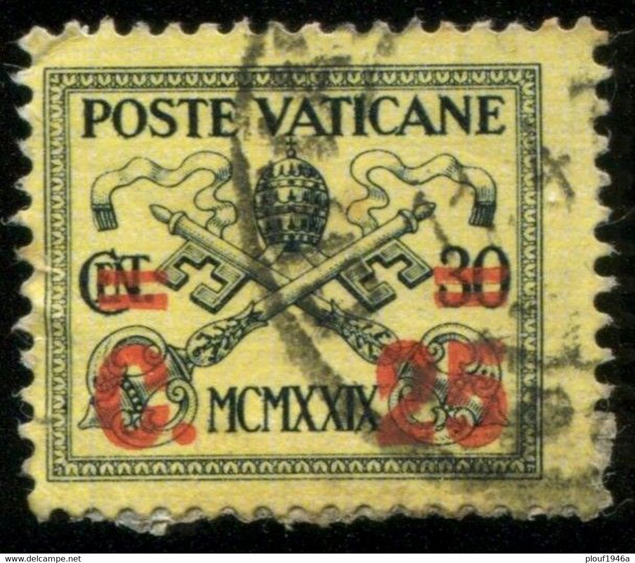 Pays : 495 (Vatican (Cité Du))  Yvert Et Tellier N° :    39 (o) - Used Stamps