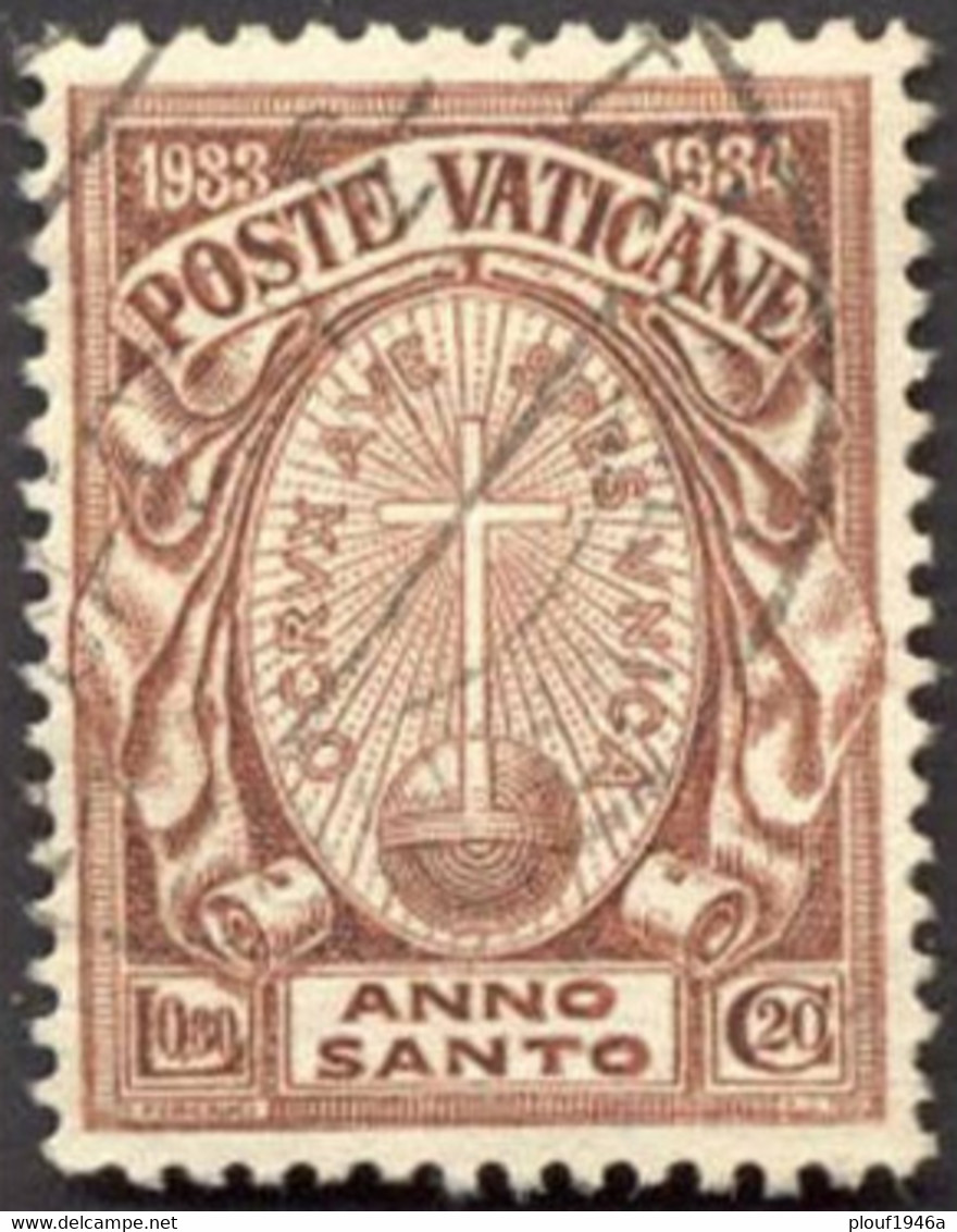 Pays : 495 (Vatican (Cité Du))  Yvert Et Tellier N° :    42 (o) - Usados