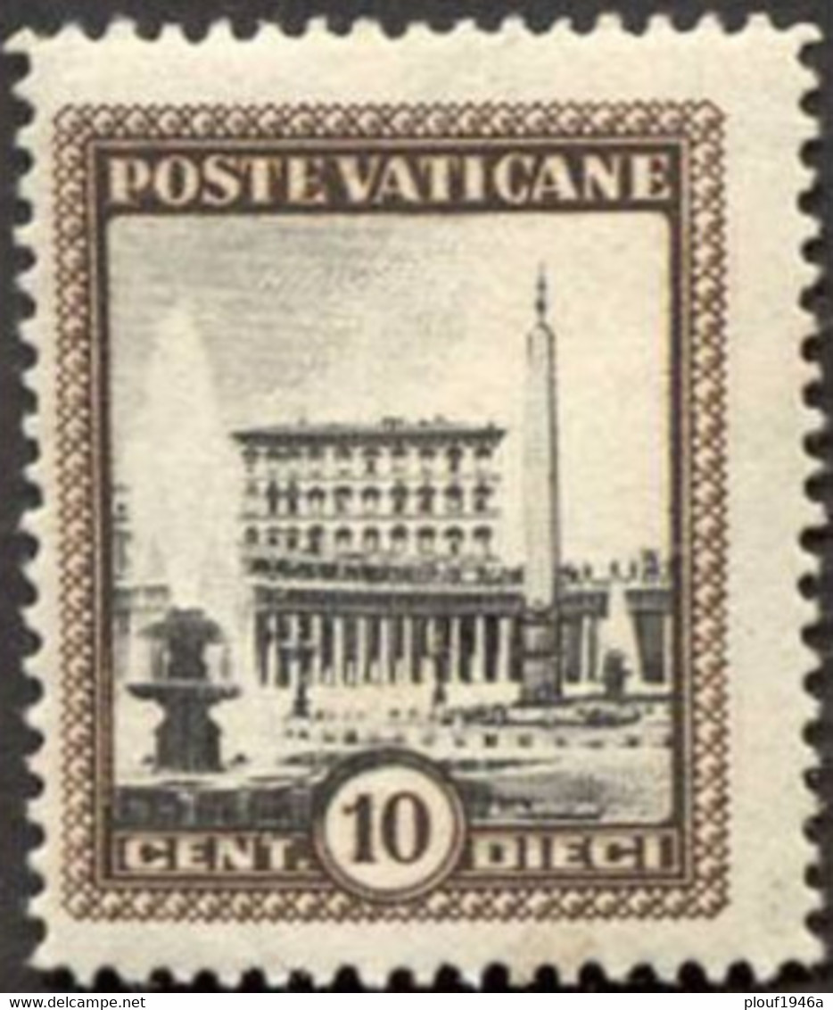 Pays : 495 (Vatican (Cité Du))  Yvert Et Tellier N° :    43 (*) - Neufs